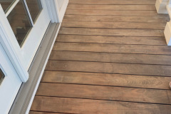 Before Wooden Deck Floor is Painted by Our Crew in Alexandria, VA