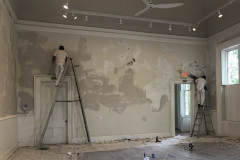 Continuing to Work on Interior of Gallery in Old Town Alexandria